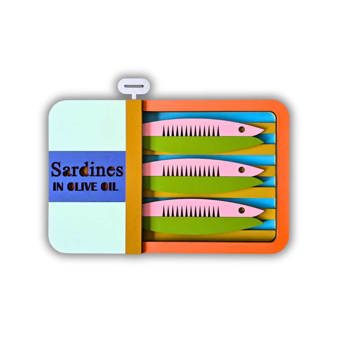 Sardines - Œuvre d'art originale de Tzachi Nevo